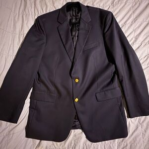 Brooks Brothers Navy Blazer with Gold Buttons